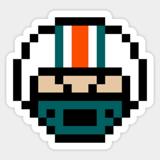 8-Bit Helmet - Miami (Throwbacks) Sticker